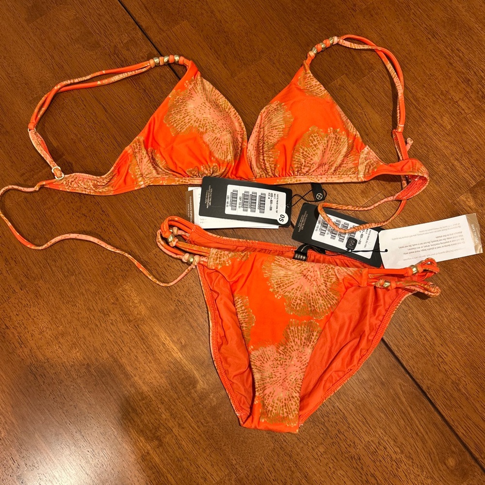 Phyto Paige Kira Bralette Bikini Top & Bikini Bottom